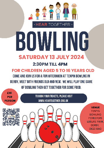 Tenpin Bowling Come and join us at Tenpin Bowling in Derby...